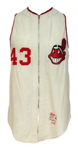 1965 Lee Stange Cleveland Indians Game-Used Home Flannel Vest