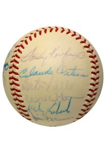 1965 Los Angeles Dodgers Team-Signed ONL Baseball