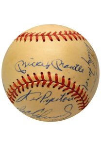 1965 New York Yankees High-Grade Team-Signed Baseball