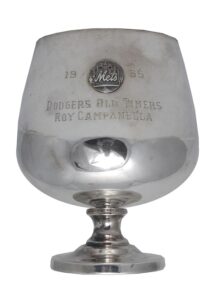 1965 Roy Campanella LA Dodgers Old Timers Day Award Chalice