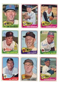 1965 Topps Autographed Baseball Card Collection