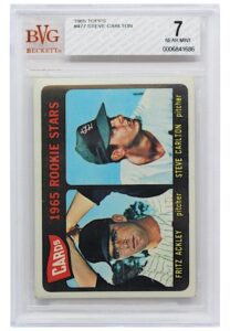 1965 Topps Steve Carlton & Fritz Ackley Rookie Stars #477