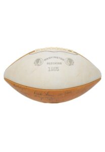 1965 Washington Redskins Team Autographed Football