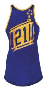 1966-67 Jim King San Francisco Warriors Game-Used Jersey