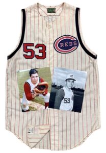 1966-67 Johnny Bench Cincinnati Reds Rookie Debut Game-Used Vest