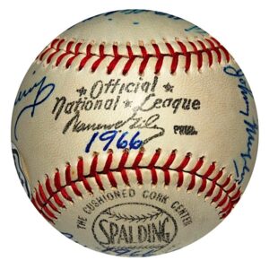 1966 All-Star Team Autographed Baseball