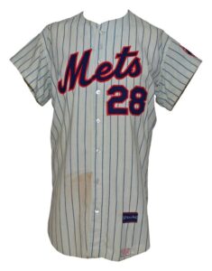 1966 Bill Hepler New York Mets Game-Used Home Uniform