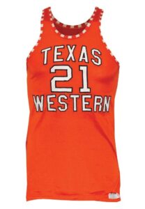 1966 Jerry Armstrong Texas Western Miners NCAA Championship Game-Used Jersey