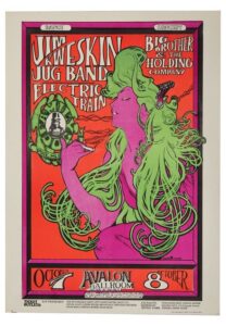 1966 Jim Kweskin Jug Band San Francisco Concert Poster