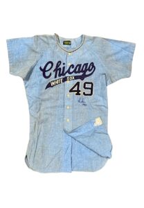 1966 Lee Elia Chicago White Sox Game-Used & Signed Jersey