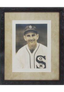 1966 Luke Appling’s American League Annual Pass & Framed Photo Taken by George Burke