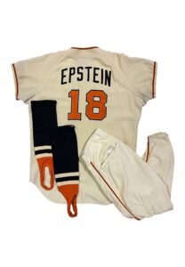 1966 Mike Epstein Baltimore Orioles Rookie Game-Used Home Flannel Uniform & Stirrups