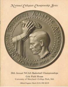 1966 NCAA National Championship Series Final Four Official Program