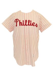 1966 Ray Culp Philadelphia Phillies Game-Used Home Flannel Jersey