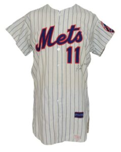 1966 Roy McMillan New York Mets Game-Used Home Uniform