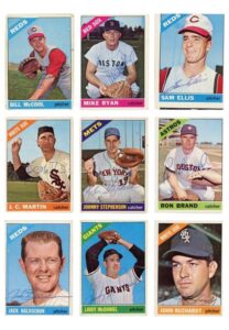 1966 Topps Autographed Baseball Card Collection