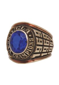 1967, 1968, 1969 Lynn Shackelford UCLA Bruins Championship Ring