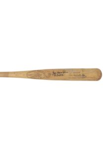 1967-68 Ken “Hawk” Harrelson Boston Red Sox Game-Used & Autographed Bat