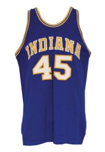 1967-68 Matthew Aitch ABA Indiana Pacers Game-Used Road Jersey