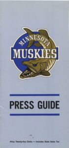 1967-68 Minnesota Muskies First Year ABA Press Guide