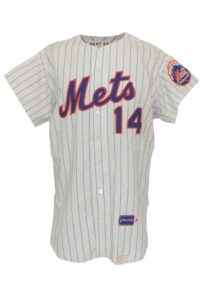 1967 Al Schmelz NY Mets Game-Used Home Jersey Worn in 1968 by Manager Gil Hodges