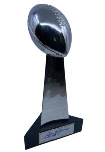 1967 Bart Starr Green Bay Packers Signed Super Bowl I Replica Trophy