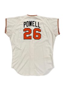 1967 Boog Powell Baltimore Orioles Game-Used & Signed Home Jersey