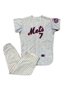 1967 Ed Kranepool NY Mets Game-Used Home Flannel Uniform