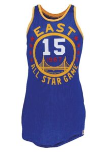 1967 Hal Greer NBA Eastern Conference All-Star Game-Used & Autographed Uniform