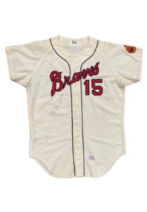 1967 Joe Torre Atlanta Braves Game-Used & Signed Home Flannel Jersey