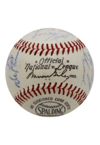 1967 Los Angeles Dodgers Multi-Signed Baseball