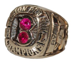 1967 Mike Ryan Boston Red Sox AL Championship Players Ring