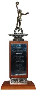 1967 Nate Thurmond Sportsman’s Guild Player of the Year Award Trophy