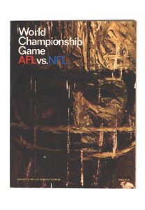 1967 Super Bowl I Program