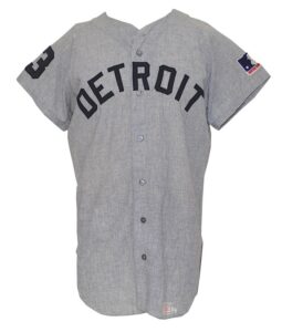 1968-1969 Daryl Patterson Detroit Tigers Game-Used Road Jersey