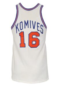 1968-69 Howard “Butch” Komives NY Knicks Game-Used Home Jersey