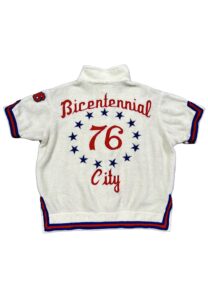 1968-69 Philadelphia 76ers Shaler Halimon “Bicentennial City” Player-Worn Fleece Warm Up Jacket