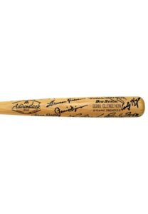 1968-70 Donn Clendenon New York Mets Game-Used Bat Multi-Signed By 18 HOFers With Koufax