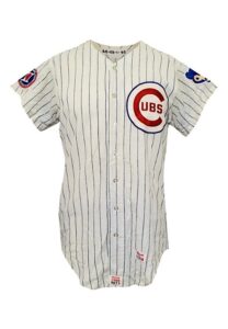 1968 Billy Williams Chicago Cubs Game-Used Home Flannel Jersey