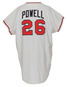 1968 Boog Powell Baltimore Orioles Game-Used Home Flannel Jersey