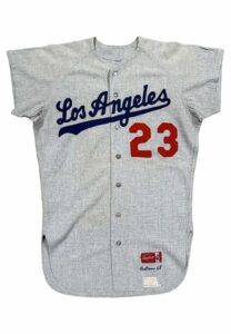 1968 Claude Osteen LA Dodgers Game-Used Flannel Jersey