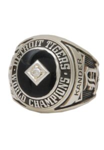 1968 Detroit Tigers World Championship Ring With Presentation Box