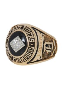 1968 Fred Lasher Detroit Tigers World Championship Players Ring