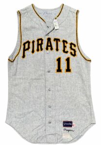 1968 Jose Pagan Pittsburgh Pirates Game-Used & Autographed Flannel Vest