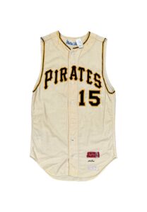 1968 Manny Mota Pittsburgh Pirates Game-Used & Signed Flannel Vest