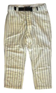 1968 Mickey Mantle NY Yankees Game-Used Home Flannel Pants, Belt & Leggings