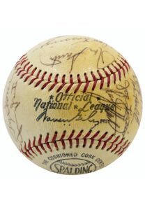 1968 National League All-Stars Team-Signed ONL Baseball