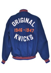 1968 NY Knicks Ceremony Worn “1946-47” Varsity Jacket Worn The Closing Night of the Old Madison Garden