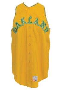 1968 Phil Roof Oakland Athletics Game-Used Home Flannel Vest