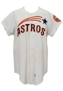 1968 Ron Brand Houston Astros Game-Used Home Flannel Jersey